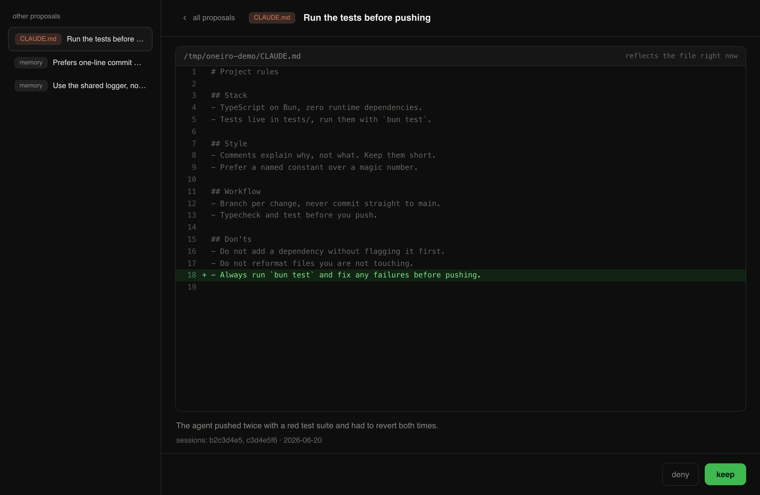 a proposal as a full file diff